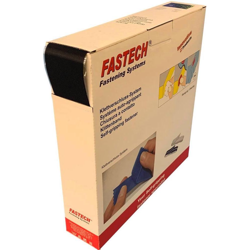 Fastech, Klettband, Klettband zum Aufkleben Haftte (50 mm)