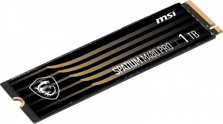 Actual product image MSI SPATIUM M480 PRO PCIE 4.0 NVME M.2 1TB (1000 GB, M.2 2280)