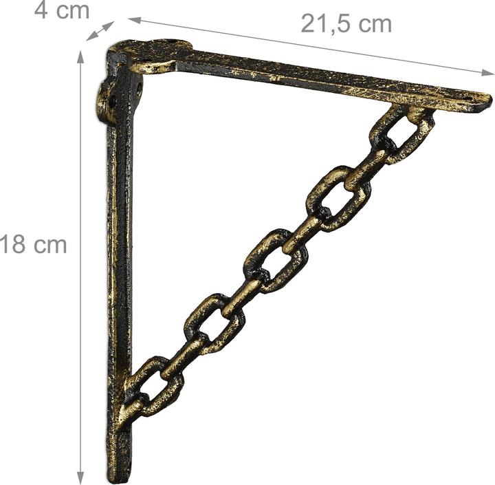 Immagine prodotto Relaxdays 2x staffe-per-mensole