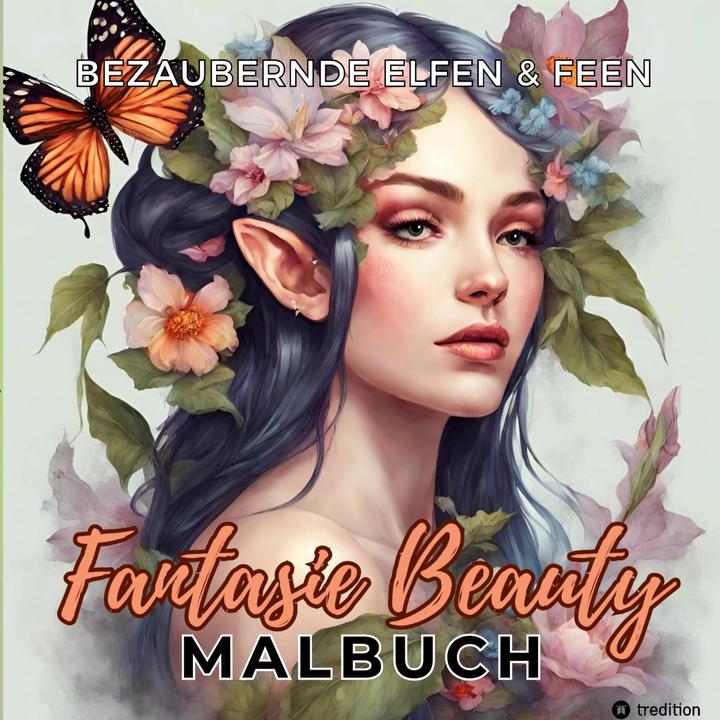 Immagine prodotto Malbuch fr Erwachsene Bezaubernde Elfen und Feen Fantasie Beauty Anti-Stress mit magischen Wald