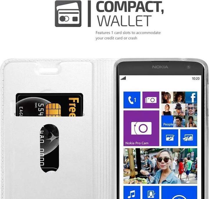 Actual product image Cadorabo Book Classy Style Cover (Nokia Lumia 1020)