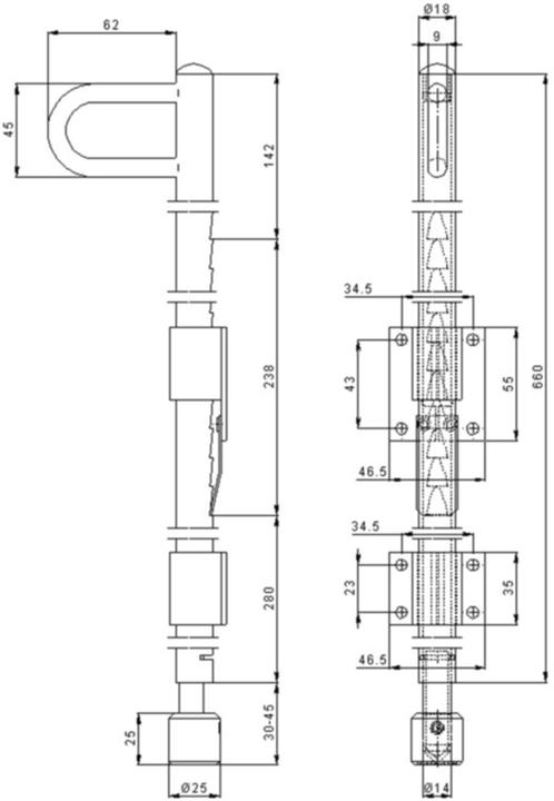 Productafbeelding Schänis Deurhouder type 9205 (1 Pcs.)
