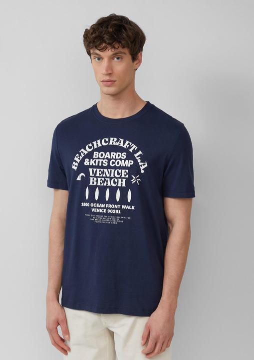 Produktbild S.Oliver T-Shirt Baumwoll-T-Shirt mit Crewneck und Artwork (XXL)