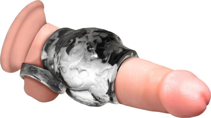 Actual product image Creature Cocks XR Brands - Night Prowler Ball Stretcher - Gray (2.50 cm)