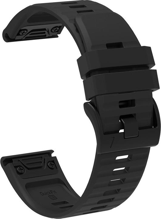 Immagine prodotto Marka Niezdefiniowana Garmin Fenix 3/5X/6X/7X Pro Cinturino in silicone - Nero (Silicone)