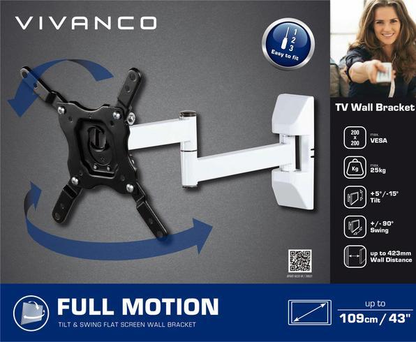 Actual product image Vivanco BFMO 6020W (Wall, 43", 25 kg)