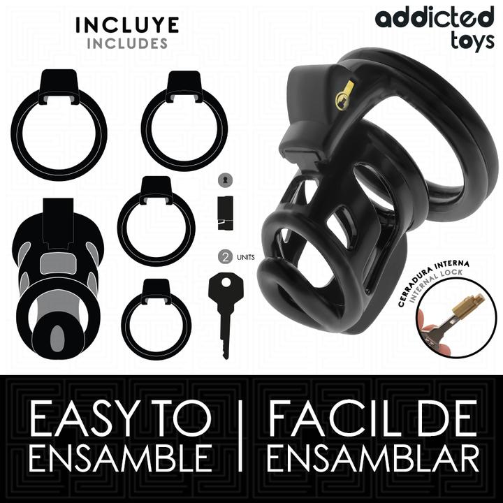 Produktbild Addicted toys LOCKED - GILDEN CAGE PENISKÃ„FIG 8,5 CM