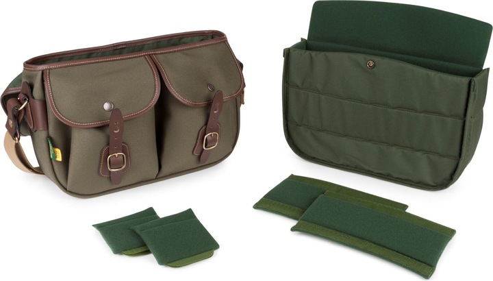 Actual product image Billingham Hadley Pro 2020-Sage Fibrenyte/Chocolate Leather (Camera shoulder bag, 8.50 l)