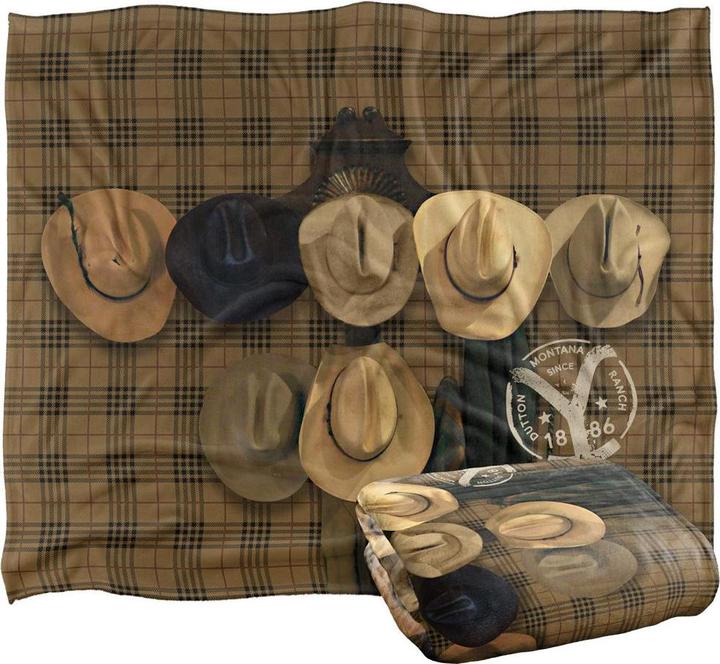 Image du produit Yellowstone - Couverture HATS OFF (152 x 127 cm)