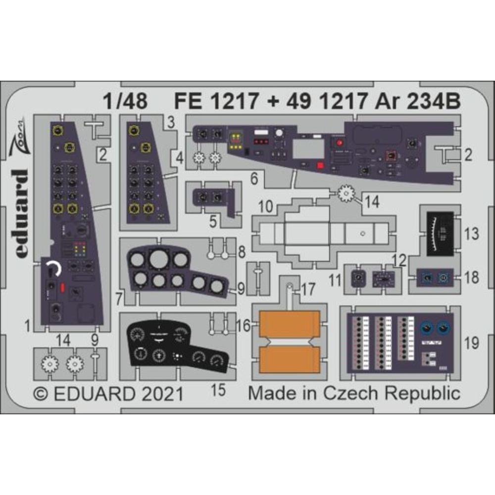 Eduard Ar 234B 1/48 HASEGAWA/HOBBY 2000