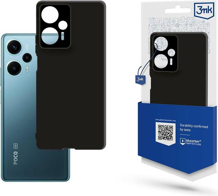 Actual product image 3MK Matt Case Poco F5 czarny/black (Xiaomi Poco F5)