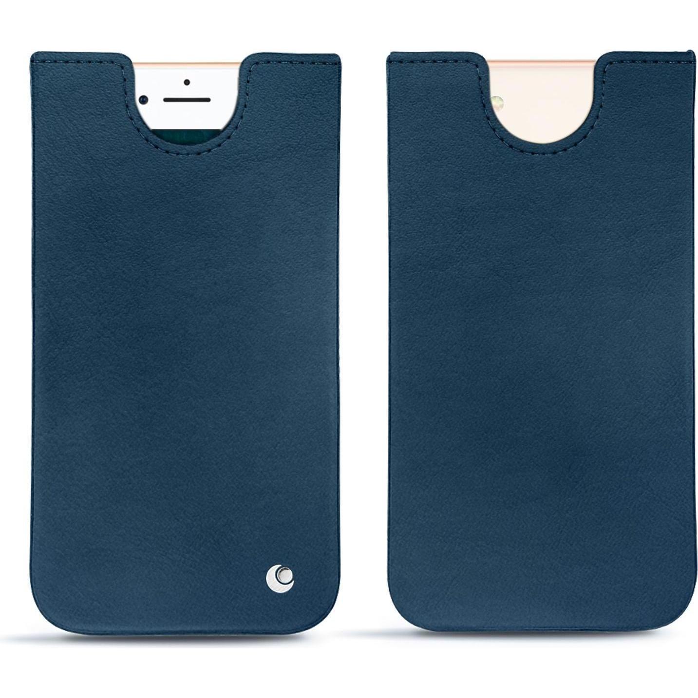 Noreve Lederschutzhülle (Apple iPhone 7), Smartphone Hülle, Blau