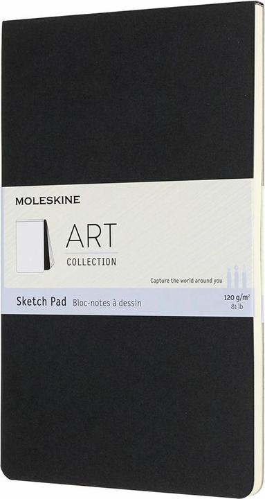 Produktbild Moleskine Skizzenblock SC L/A5 626826 schwarz, 48 Seiten (A5, Blanko)