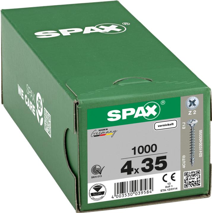Produktbild Spax Spanplattenschrauben (1000 Schrauben pro Stück)