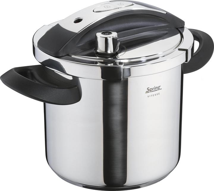 Image du produit Spring Schnellkochtopf Vitesse 8l (22 cm, Cuiseur à vapeur, Acier inoxydable)