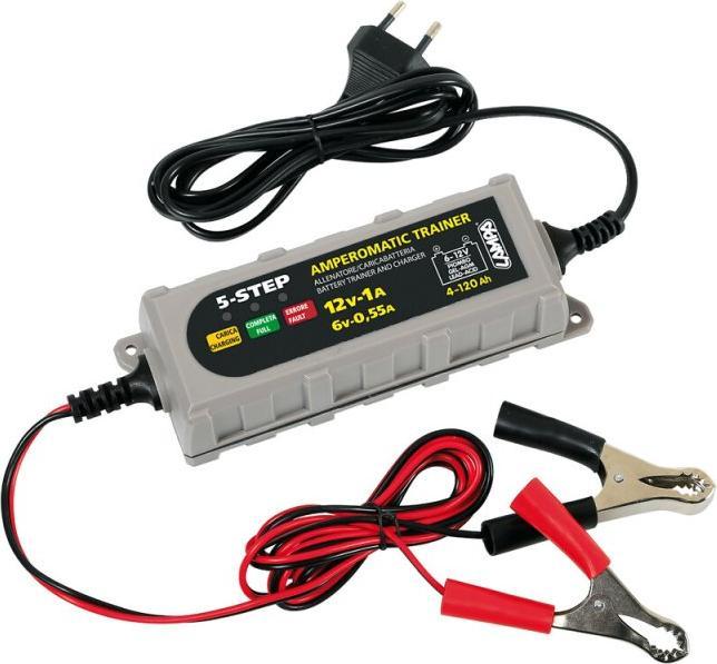Produktbild Lampa Intelligentes Batterieladegerät, 6/12V - 0,55/1A (6V, 12V, 1 A)