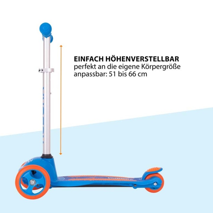 Productafbeelding Hudora Scooter blauw FlitzKids