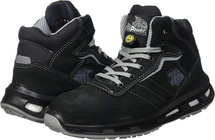 Actual product image U-Power Safety boot Shape Size 41 black S3 SRC ESD EN ISO 20345 Nubuck leather (S3, 41)