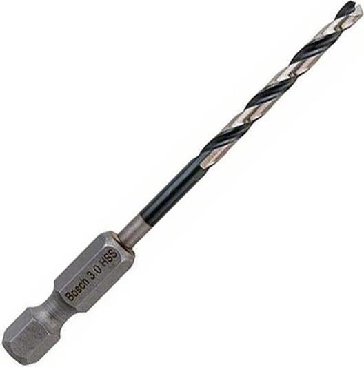 Actual product image Bosch Professional Zubehör HSS Twist Drill with Hexagonal Shank 3.0 mm (3 mm)