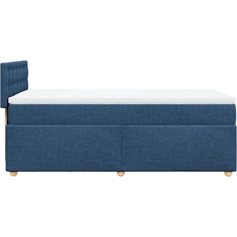 Thumbnail - VidaXL, Bett, Bo x springbett mit Matratze 80 x 200 cm Stoff (80 x 200 cm)