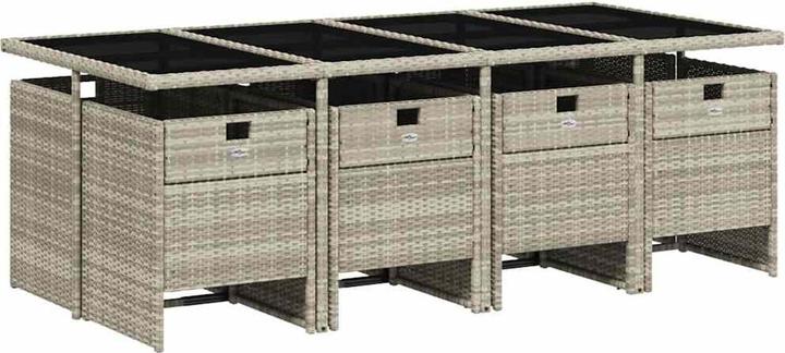 Produktbild vidaXL Garten Essgruppe (220 x 106 x 73 cm)