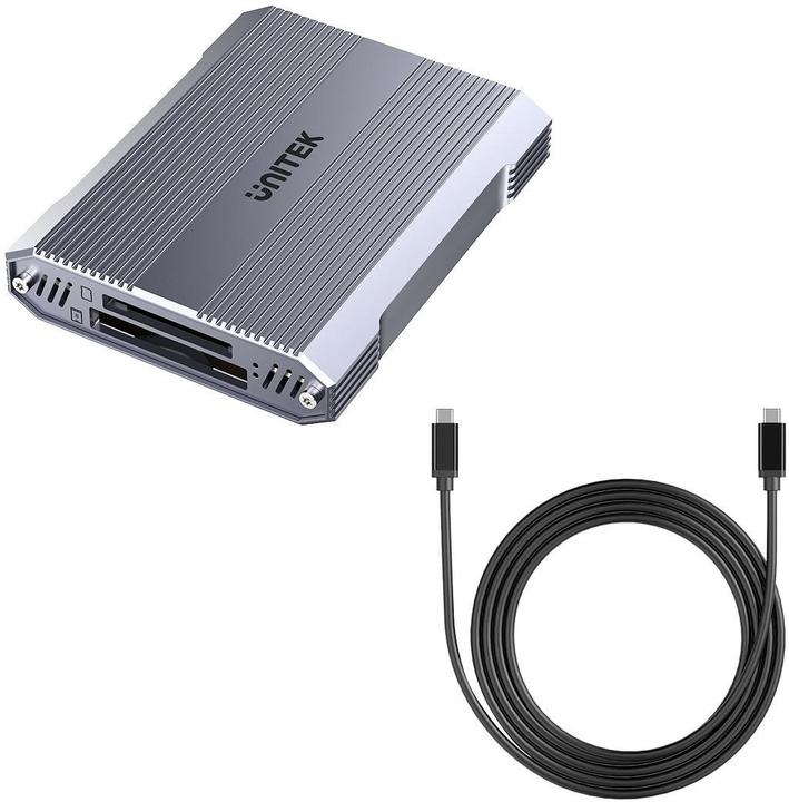 Unitek Kartenleser für CF Express SD/microSD USBA 10 Gbps + HUB (USB 3.0)