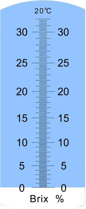 Produktbild PCE Instruments Instruments PCE-032-LED Brix Refraktometer mit LED-Beleuchtung (Messgerätkoffer)