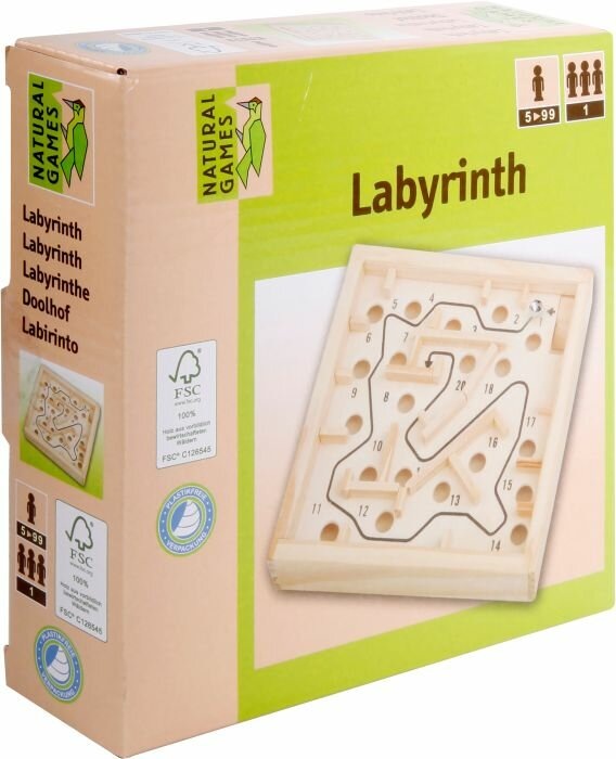 Immagine prodotto Natural games Labirinto (Olandese, Inglese, Tedesco, Francese, Italiano)