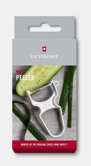 Image du produit Victorinox Éplucheur Rapid à lame droite, blanc