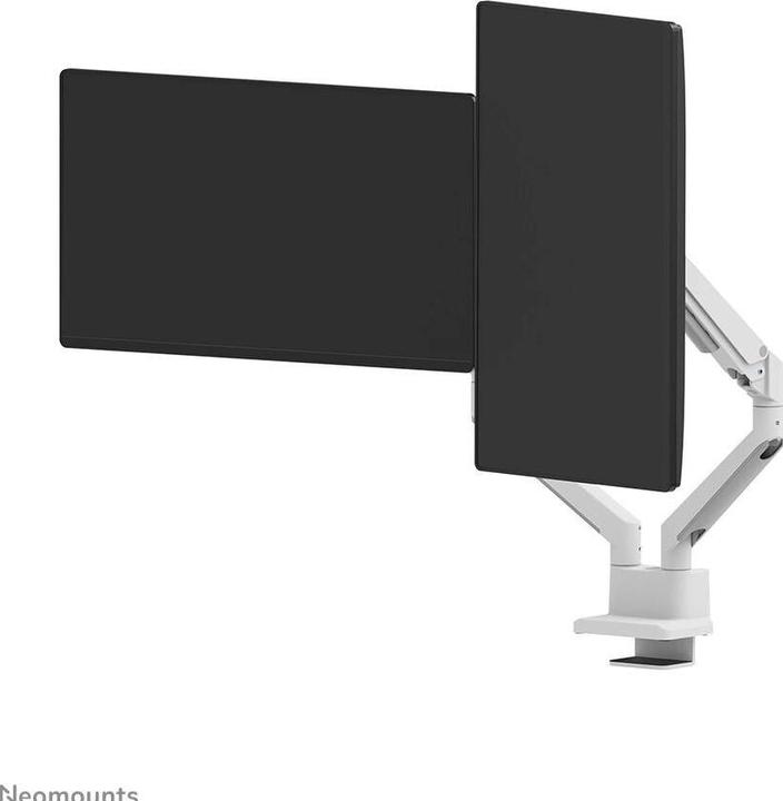 Produktbild Neomounts Tischhalterung duo 100x100 9kg/17-32"/wei?/voll beweglich (Tisch, 32", 9 kg)