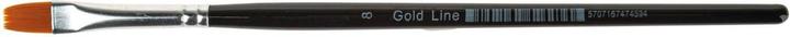 Creativ Company Spazzola in nylon 8 mm, piatta, 12 pezzi (8 mm)