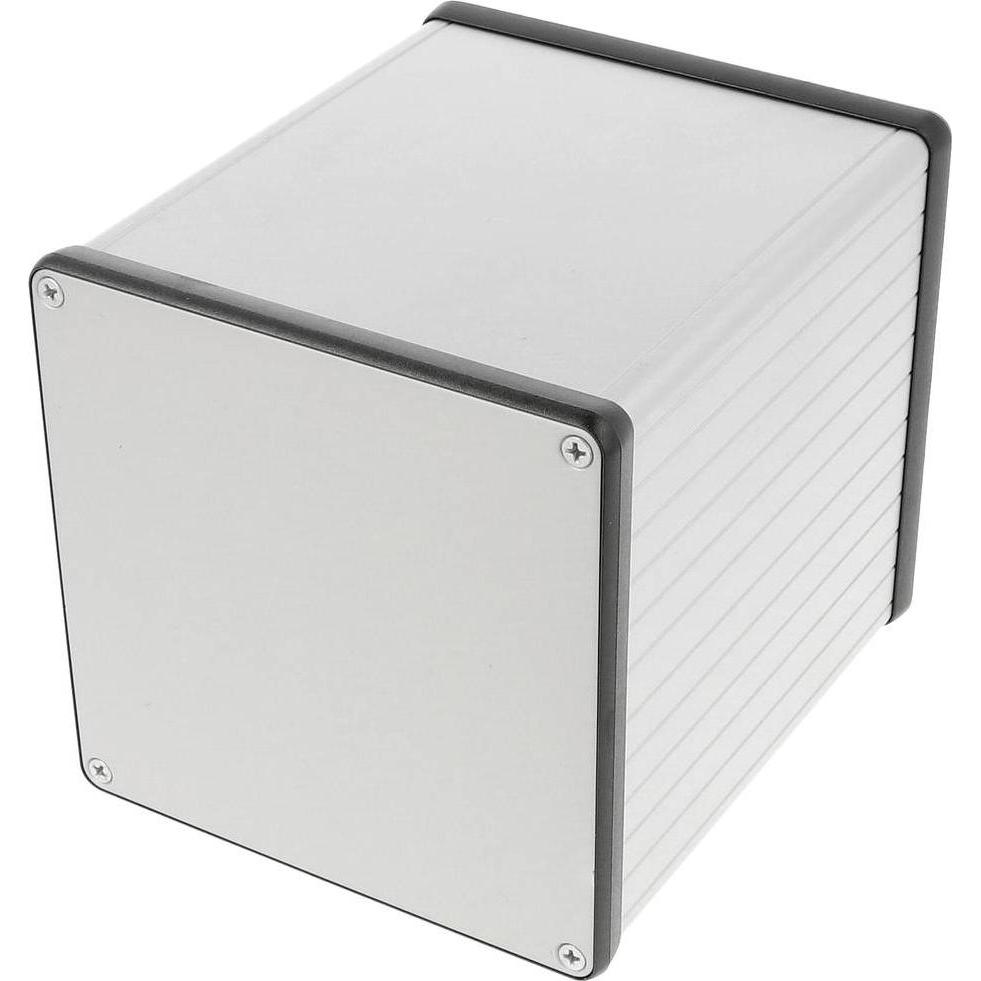 Hammond 1455NS1201 Universal-Gehäuse 120 x 103 x 103 Aluminium ext (Case), Accessori di elettronica + Alloggiamento, Grigio