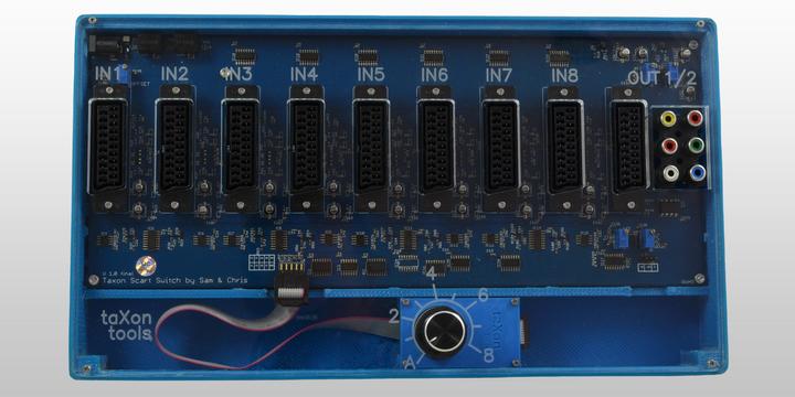 Image du produit Taxon Tools Interrupteur Péritel bleu (Commutateur vidéo)