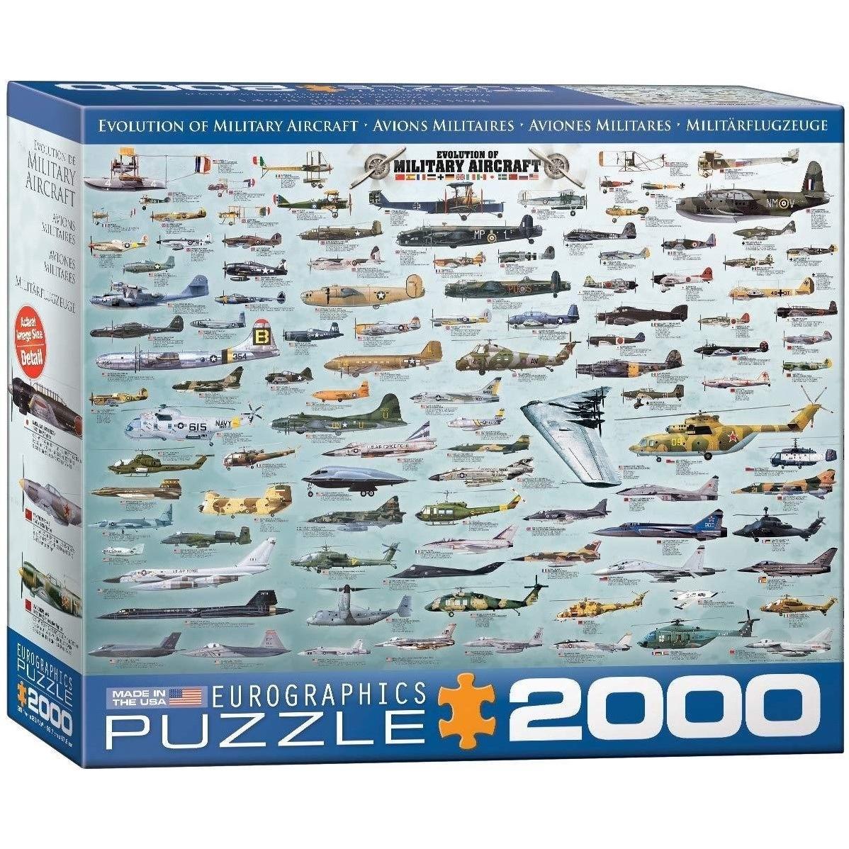Eurographics Militärflugzeuge (2000 Teile)