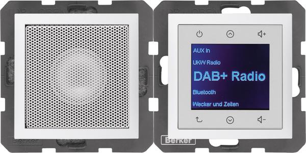 Berker Radio Touch con LS DAB+ S.1/B.x pwm (DAB, FM)