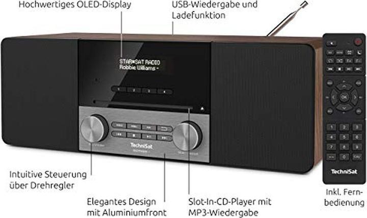 Produktbild TechniSat DigitRadio 3 (DAB+, FM, KW, Bluetooth, WLAN)