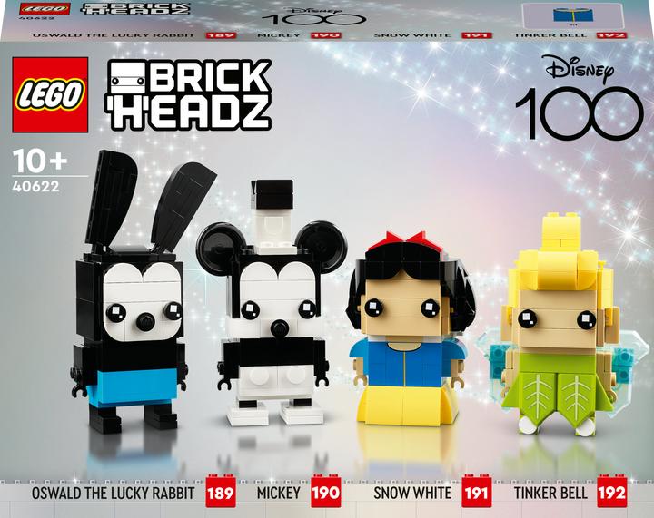 Produktbild LEGO 100-jähriges Disney Jubiläum (40622, LEGO Brickheadz)