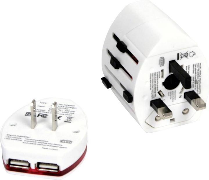 Actual product image Omega USB charger OTRA2