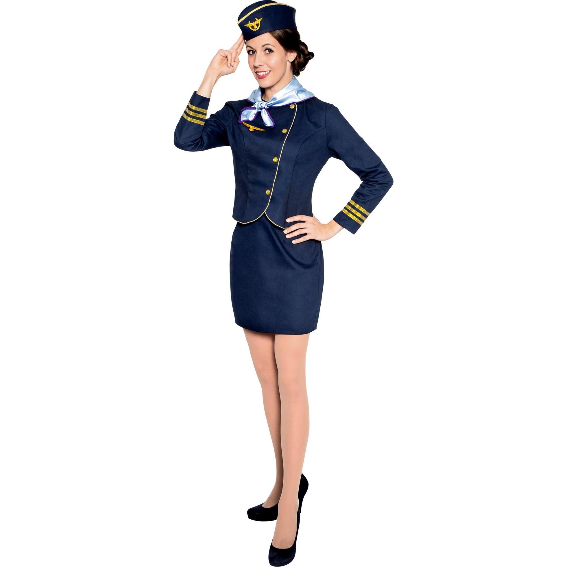 Maskworld Stewardess Uniform Kostüm (XXL)