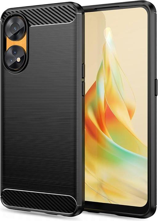 Image du produit Techsuit - Carbon Silicone - Oppo Reno8 T - Black (Oppo Reno 8T)
