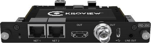 Immagine prodotto Kiloview RD-260 (scheda di decodifica NDI|HX, SRT, RTSP, RTMP, HLS su SDI e HDMI) (Videoregistratore di rete (NVR))