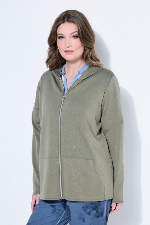 Produktbild Miamoda Sweatjacke, Loose Fit, Kapuze, Zipper (60)
