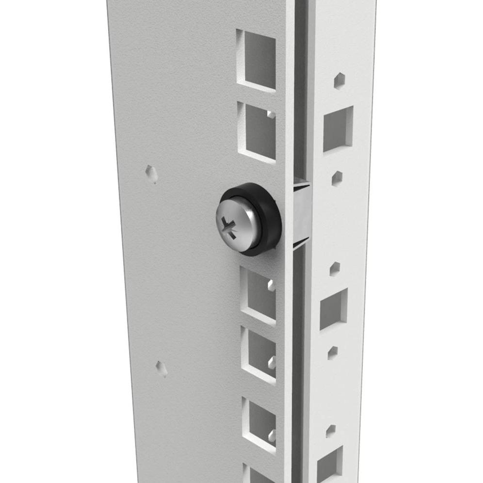 Minkels Screws with finishing washer M5, bag 20 pieces. Unit: Bag 20 pcs, Serverschrank Zubehör, Silber