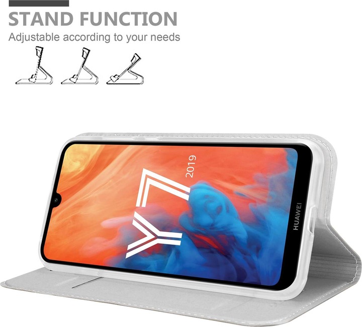 Actual product image Cadorabo Book Classy Style Cover (Huawei Y7 (2019), Huawei Y7 Prime (2019))