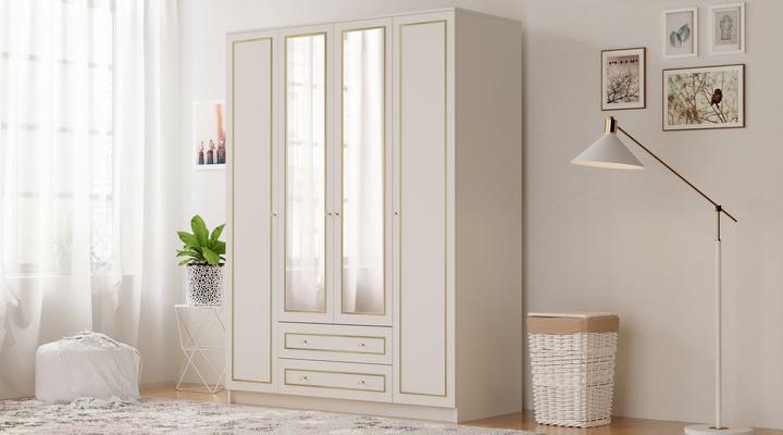 Immagine prodotto Homitis Vistare Mirror Wardrobe (140 x 52 x 180 cm)