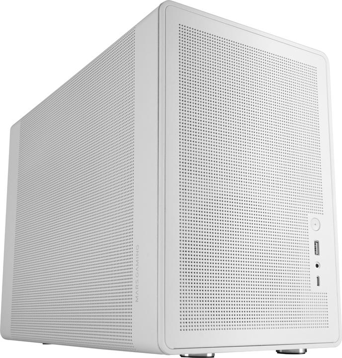 Mars Gaming Boitier Mini Tour Micro Atx Mc-Xpro (Blanc) (Mini-ITX, mATX)