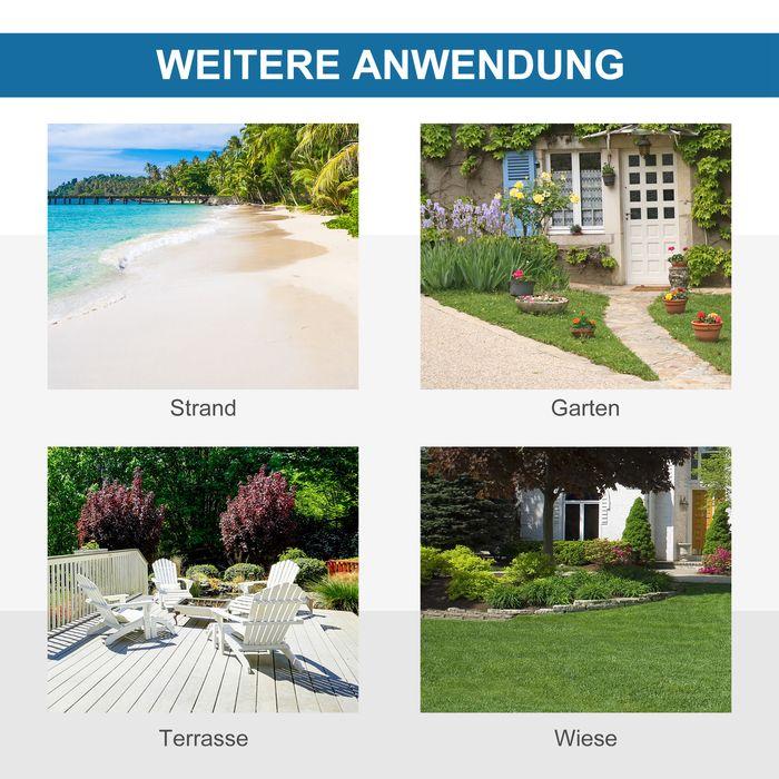 Produktbild Swisshandel24 Strandmuschel Pop Up Strandzelt für 1-2 Personen mit Sonnenschutz Himmelblau (Strandzelt + Strandmuschel, 2 Personen)