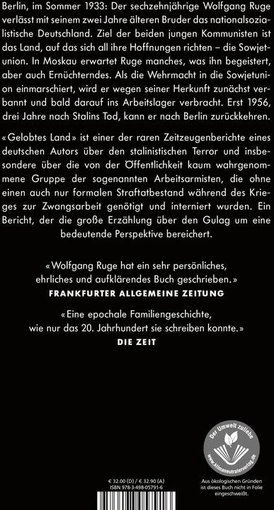 Produktbild Gelobtes Land (Deutsch, Wolfgang Rug, 2012)