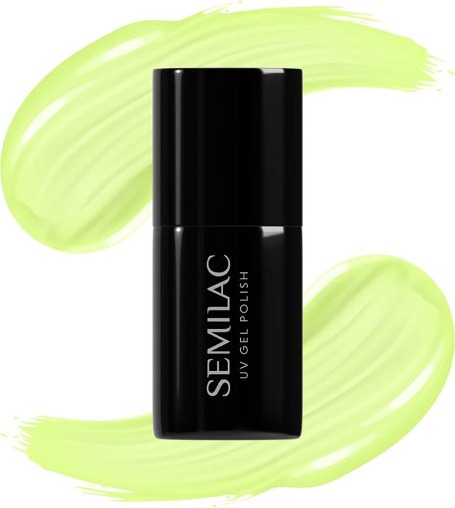 Productafbeelding Semilac UV Hybride Nagellak 604 Luminous Lemon 7ml (604 Lichtgevende citroen, Semi-permanente vernis)