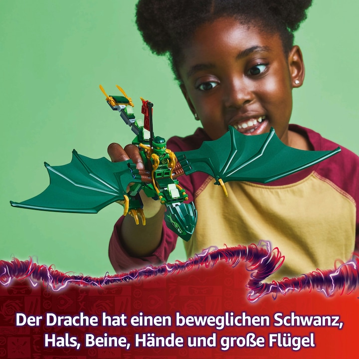 Produktbild LEGO Lloyds grüner Walddrache (71829, LEGO Ninjago)